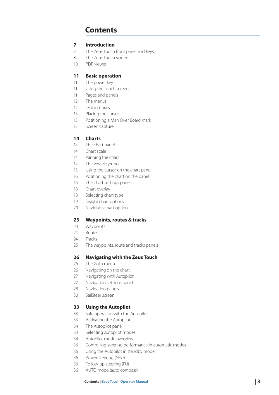 B&G Zeus Touch 12 User Manual | Page 4 / 115