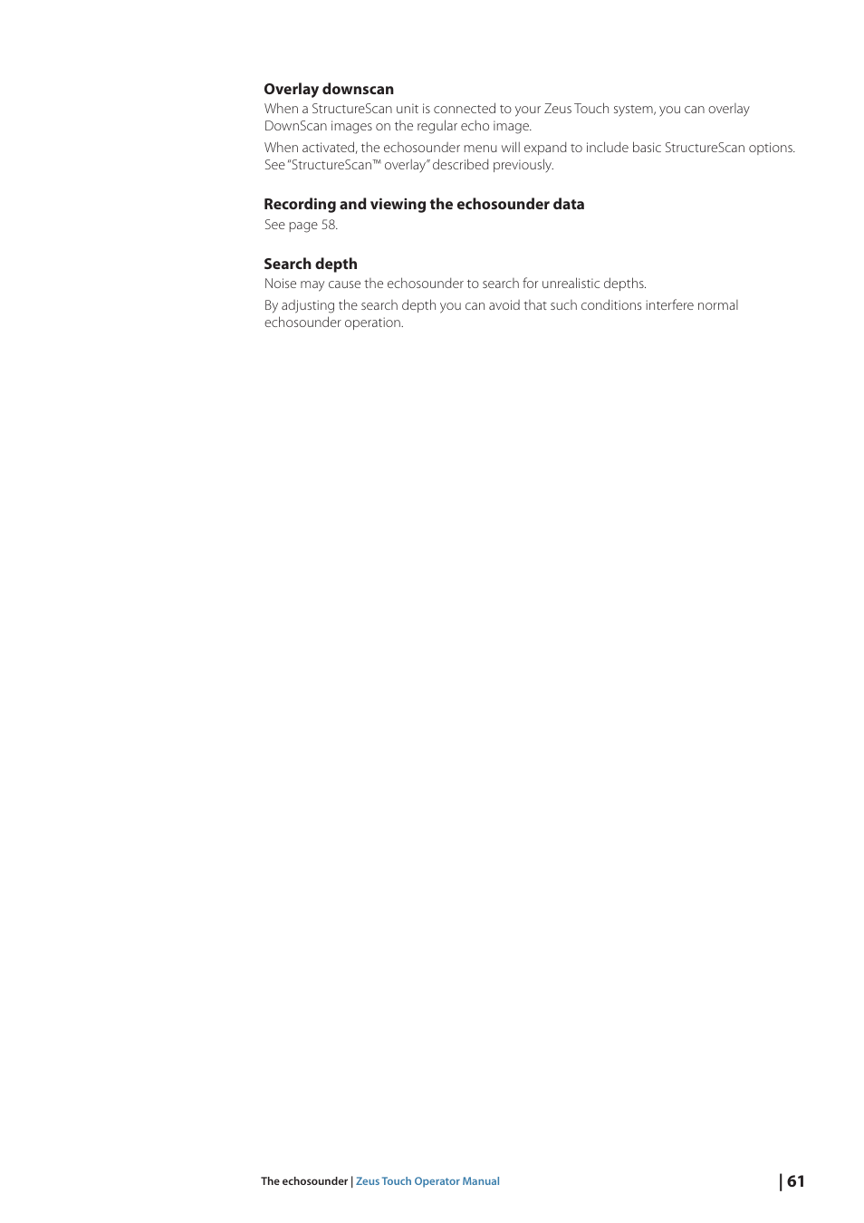 B&G Zeus Touch 12 User Manual | Page 62 / 115
