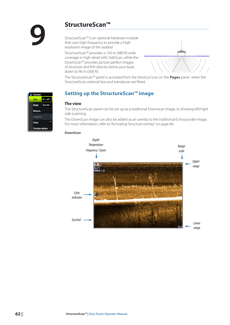 Structurescan | B&G Zeus Touch 12 User Manual | Page 63 / 115