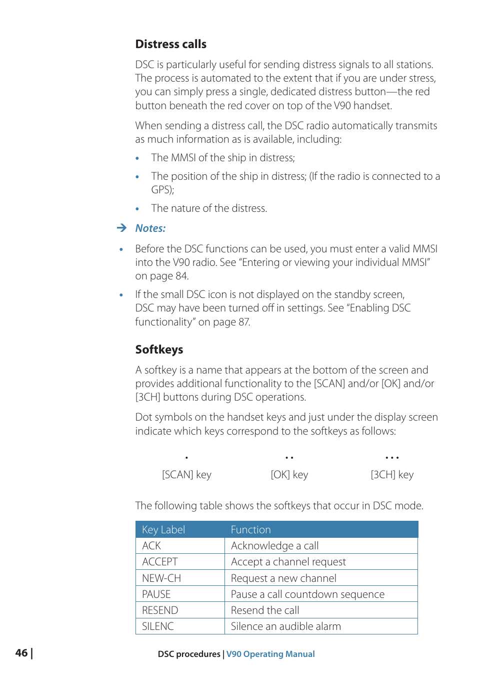 B&G V90 VHF Radio User Manual | Page 46 / 129