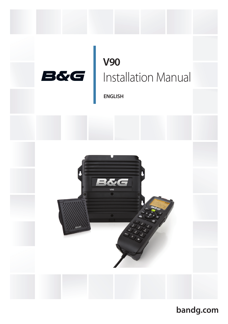 B&G V90 VHF Radio User Manual | 29 pages