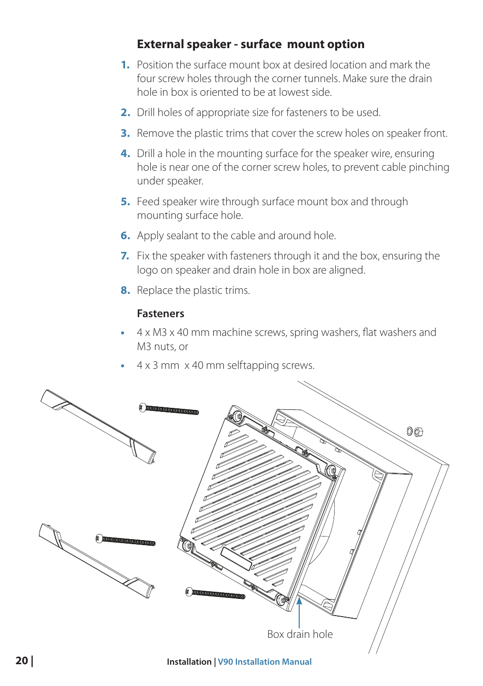B&G V90 VHF Radio User Manual | Page 20 / 29