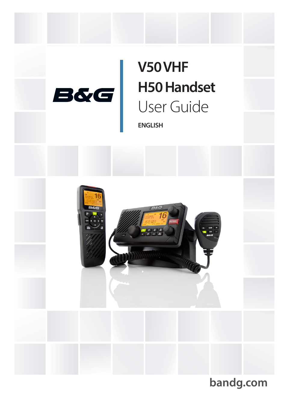 B&G H50 Wireless VHF Handset User Manual | 92 pages