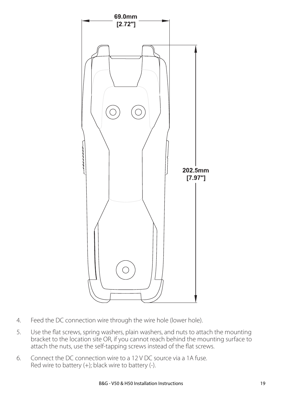 B&G H50 Wireless VHF Handset User Manual | Page 19 / 22