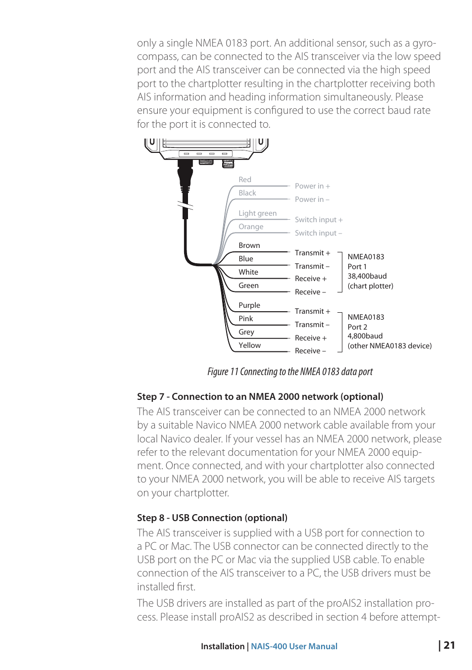 B&G NAIS-400 User Manual | Page 22 / 32