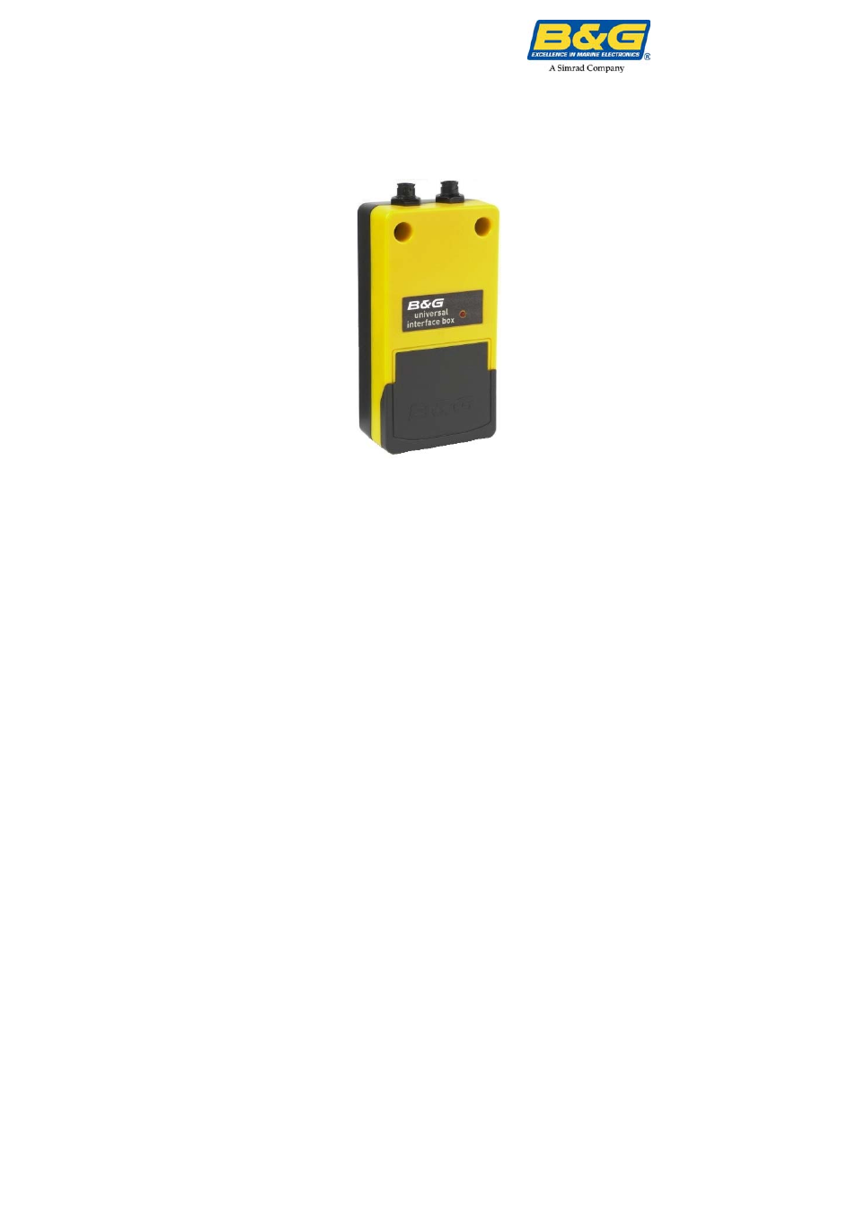 B&G H1000 NMEA Interface User Manual | 10 pages