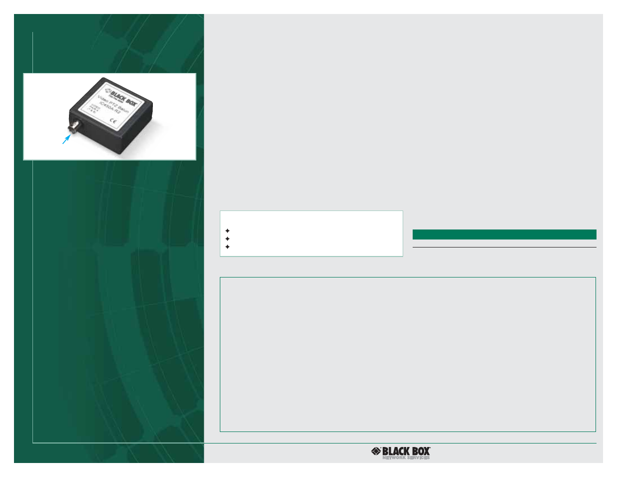 3 of 3, Tech specs, What‘s included | Black Box CAT3 User Manual | Page 3 / 3