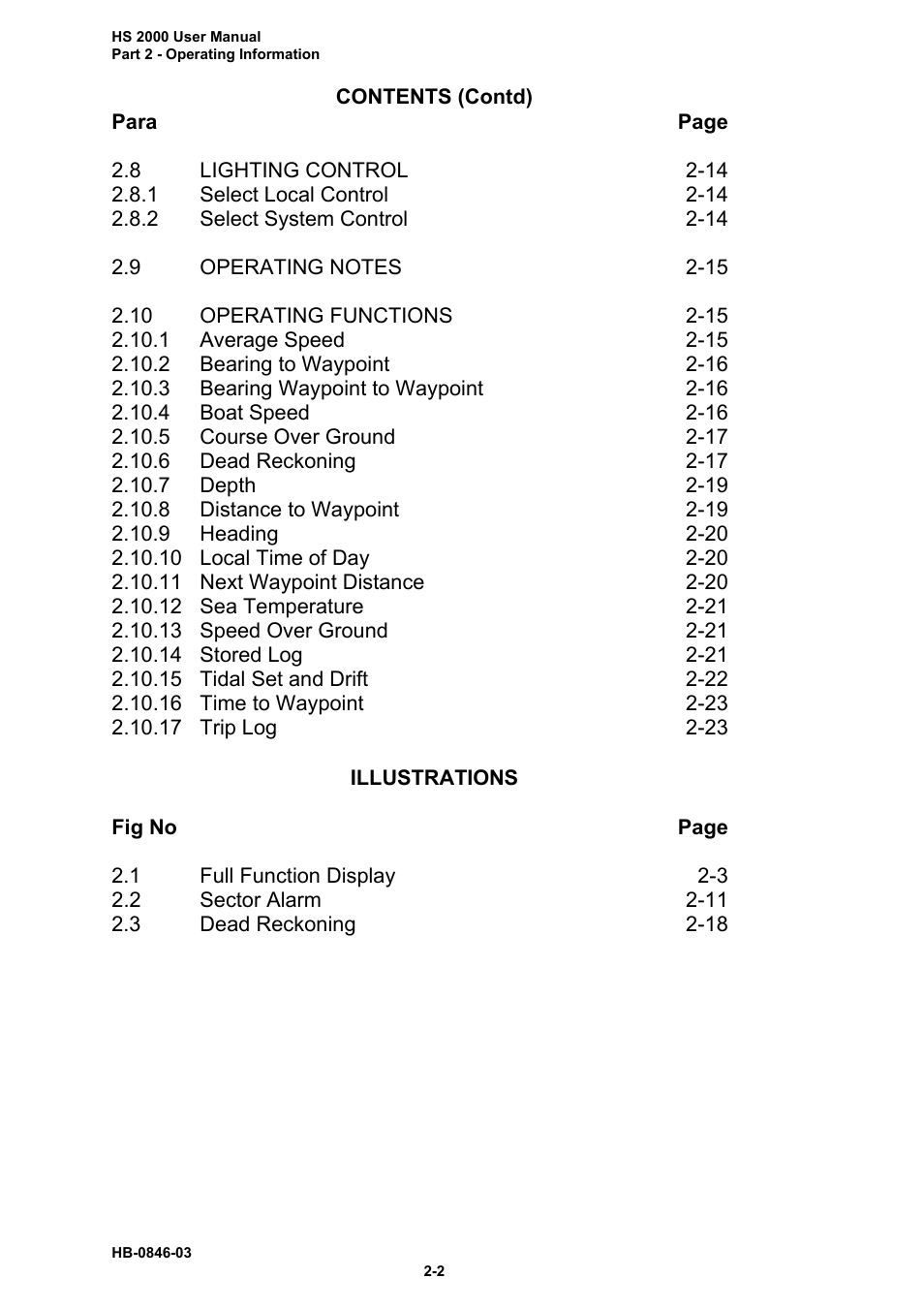 B&G HS2000 User Manual | Page 15 / 88