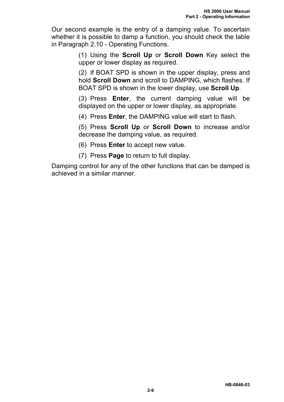 B&G HS2000 User Manual | Page 22 / 88