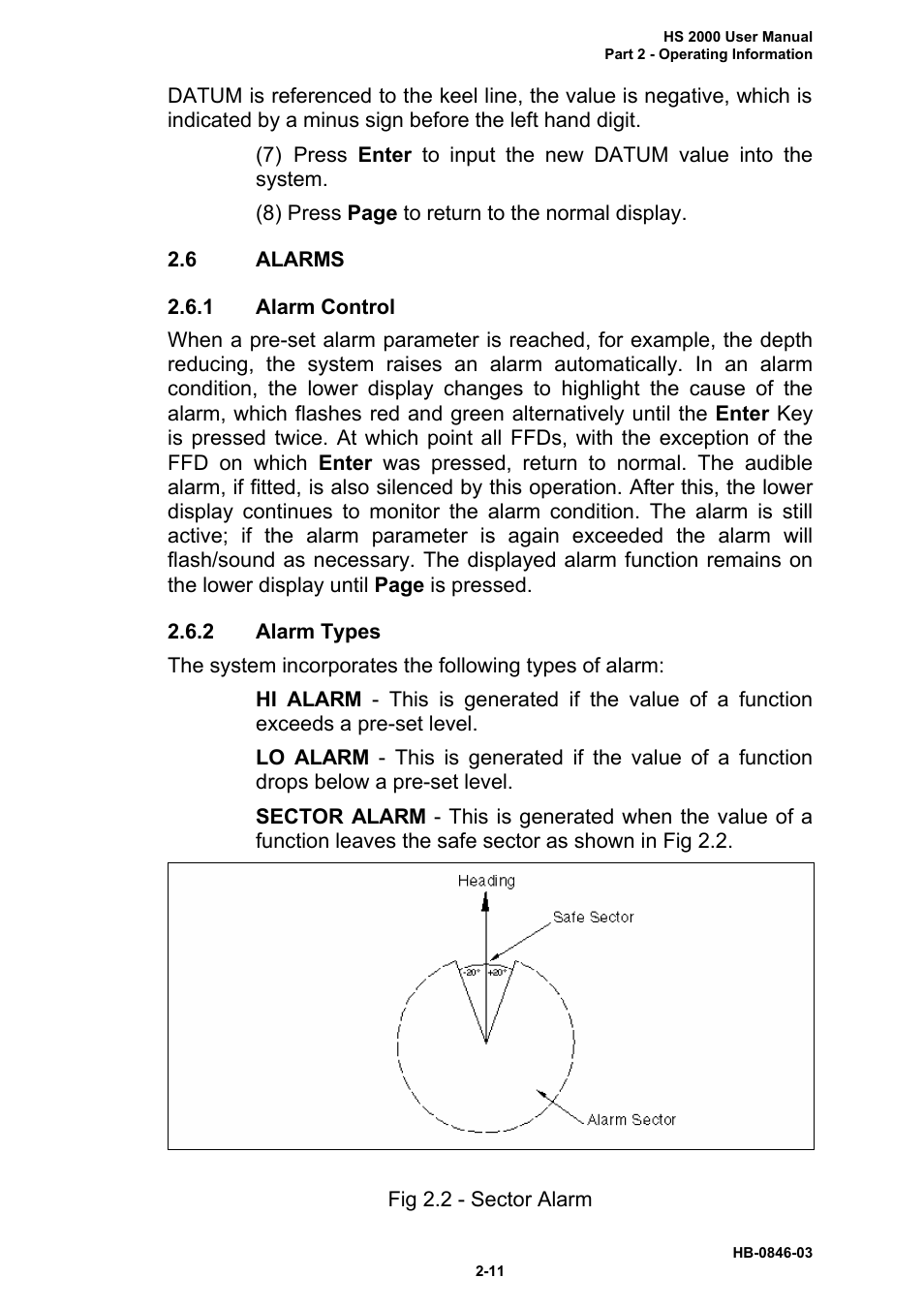 B&G HS2000 User Manual | Page 24 / 88
