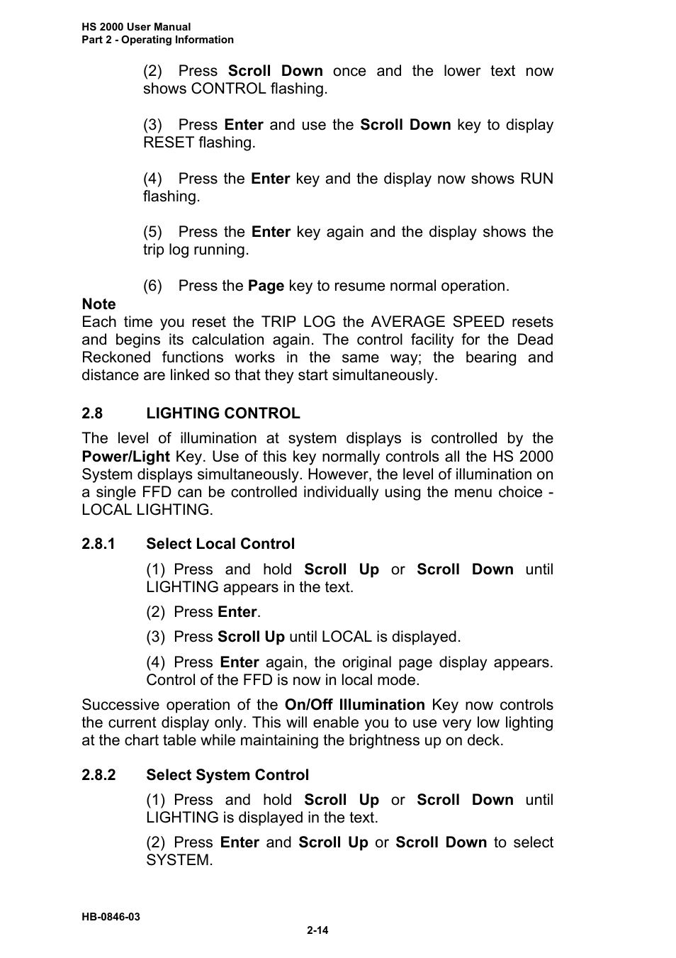 B&G HS2000 User Manual | Page 27 / 88