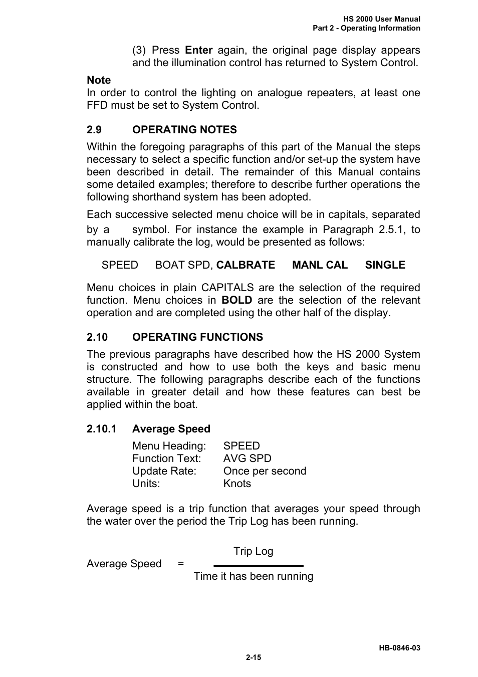 B&G HS2000 User Manual | Page 28 / 88