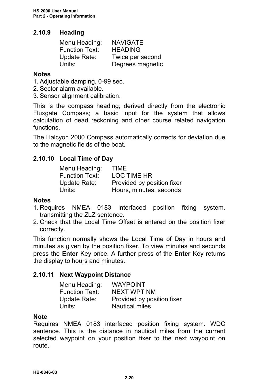 B&G HS2000 User Manual | Page 33 / 88
