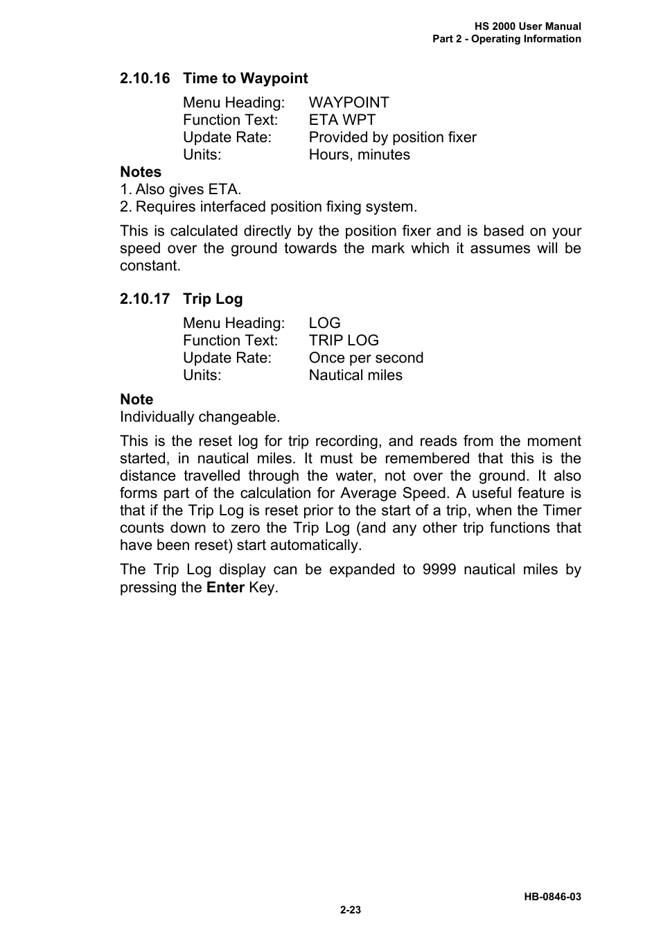 B&G HS2000 User Manual | Page 36 / 88