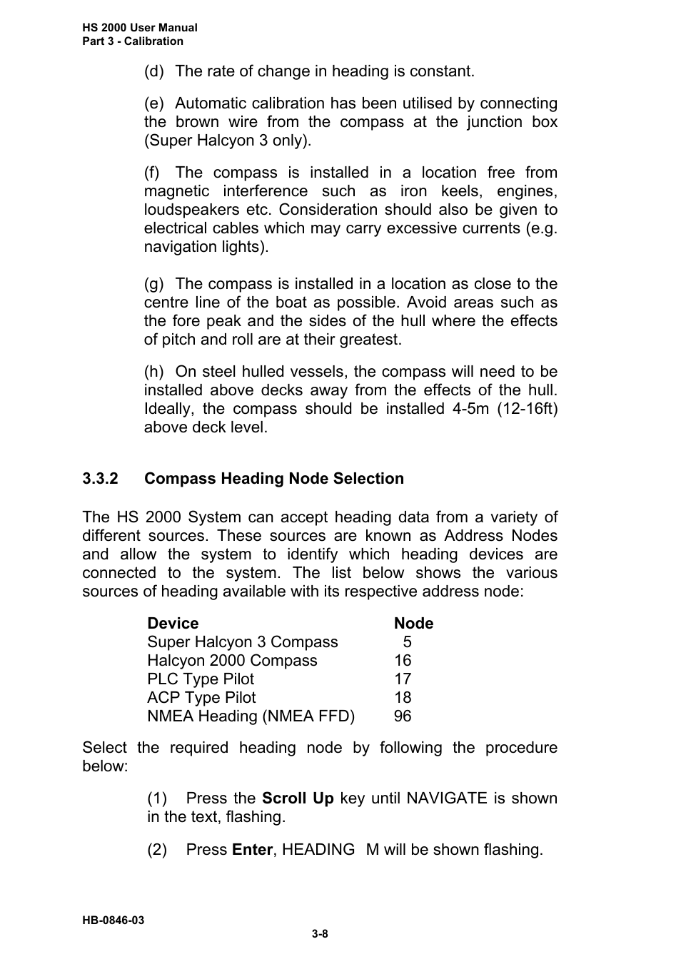 B&G HS2000 User Manual | Page 44 / 88