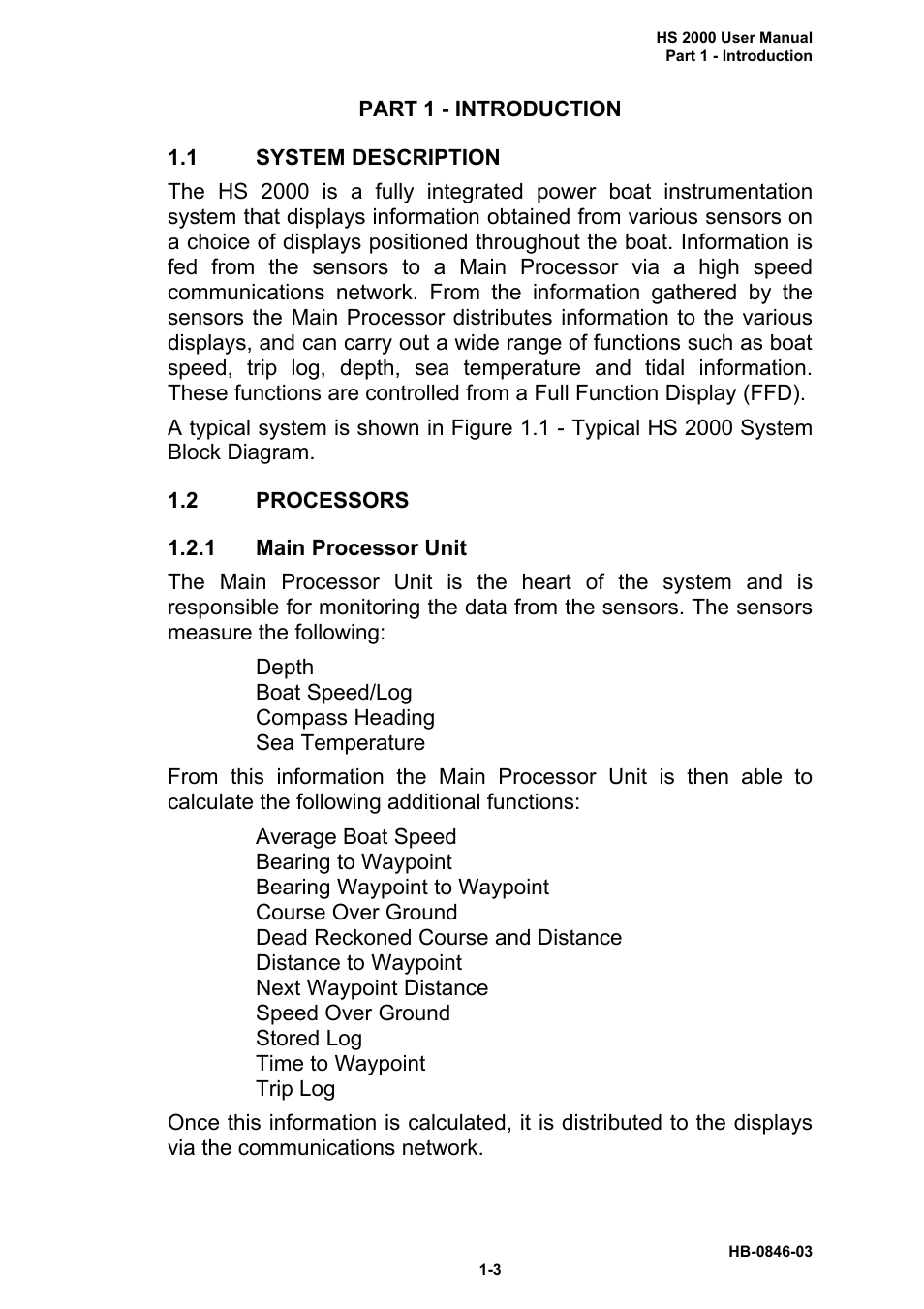 B&G HS2000 User Manual | Page 7 / 88