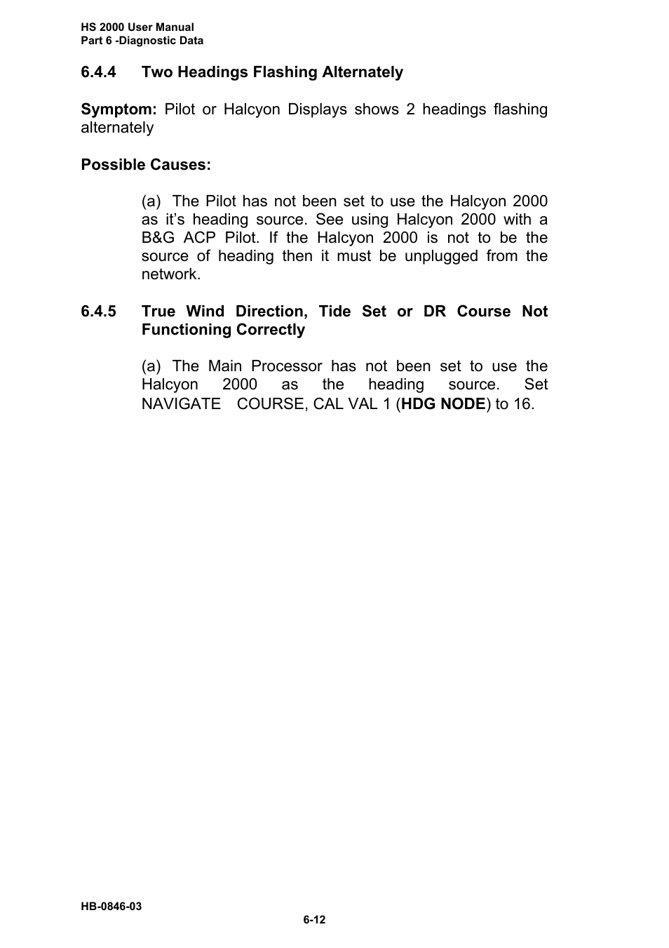 B&G HS2000 User Manual | Page 85 / 88