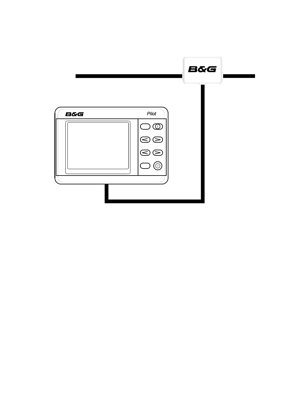 2 autopilot display connections, Fig 4.4 autopilot display connections | B&G H2000 Pilot *DISCONTINUED* User Manual | Page 87 / 140