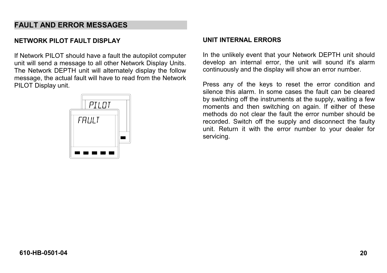 B&G Network Depth User Manual | Page 20 / 23