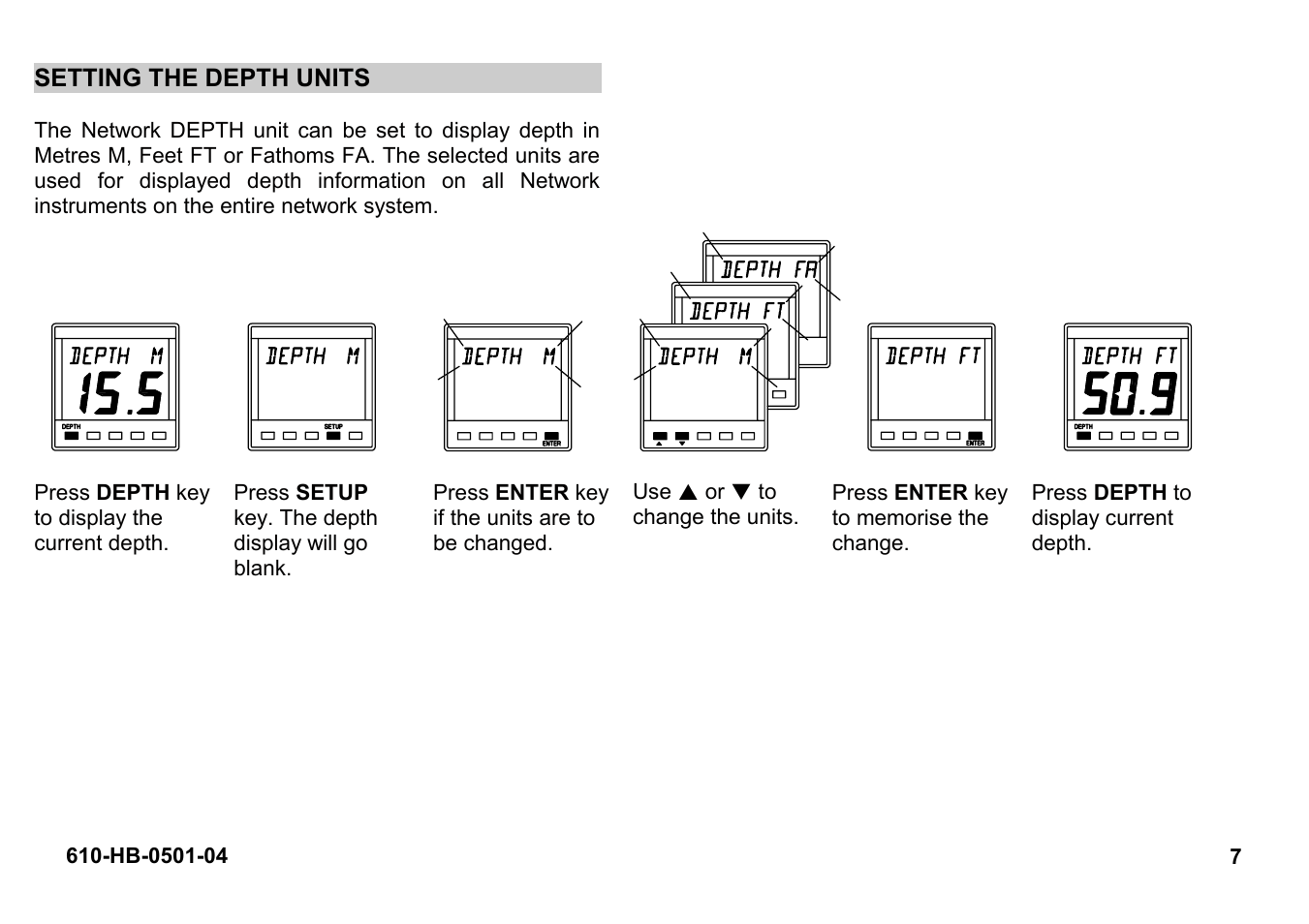 B&G Network Depth User Manual | Page 7 / 23