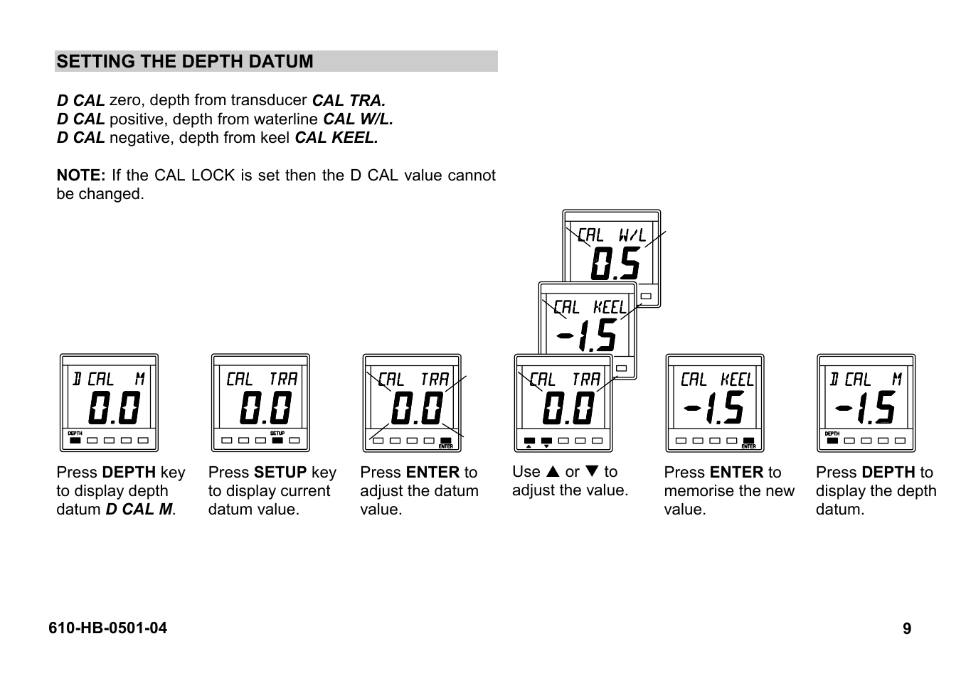 B&G Network Depth User Manual | Page 9 / 23