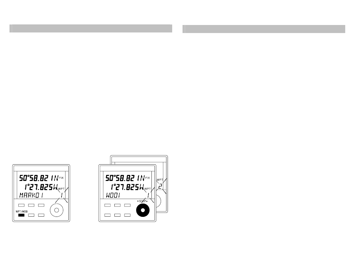 Viewing the waypoint library, Entering and using waypoints | B&G Network GPSplus User Manual | Page 15 / 72