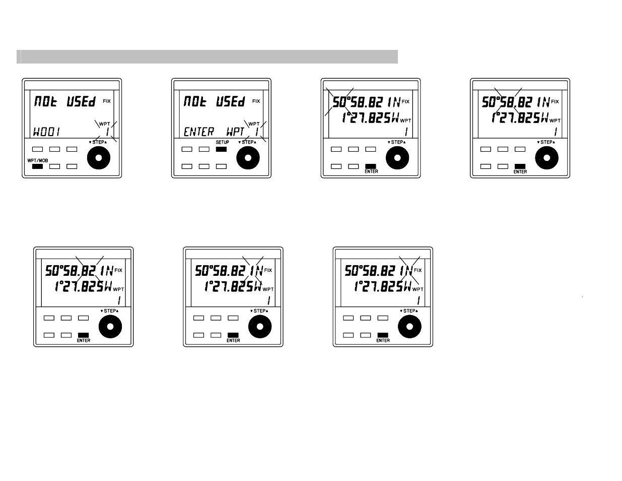 Entering waypoints by latitude and longitude | B&G Network GPSplus User Manual | Page 16 / 72