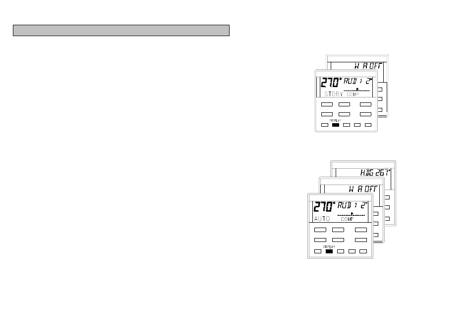 Using the display key in comp mode | B&G Network Pilot User Manual | Page 13 / 47