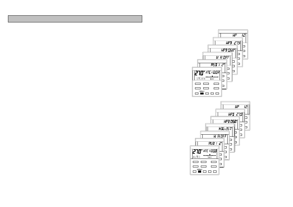 Using the display key in nav mode | B&G Network Pilot User Manual | Page 20 / 47