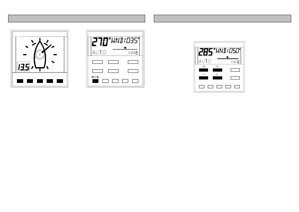 Pilot engaged - selecting vane mode, Changing course | B&G Network Pilot User Manual | Page 23 / 47