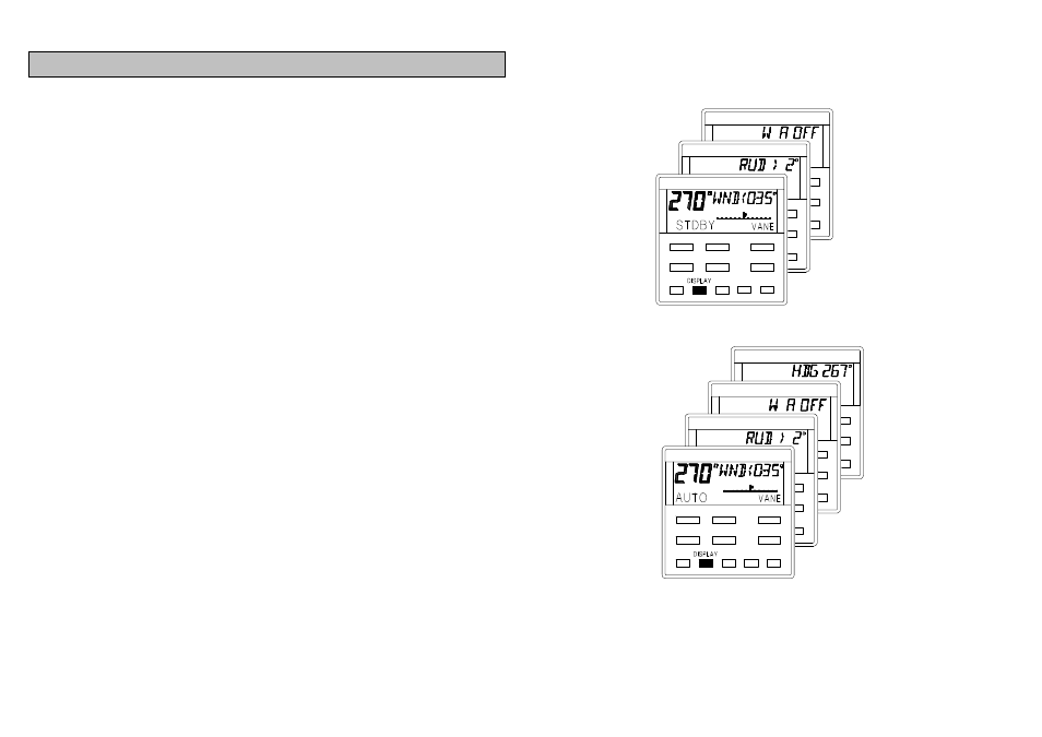 Using the display key in vane mode | B&G Network Pilot User Manual | Page 26 / 47