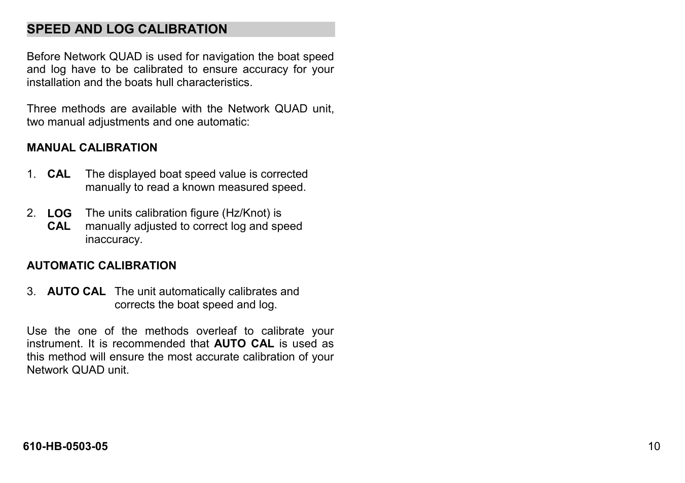 B&G Network Quad User Manual | Page 10 / 36