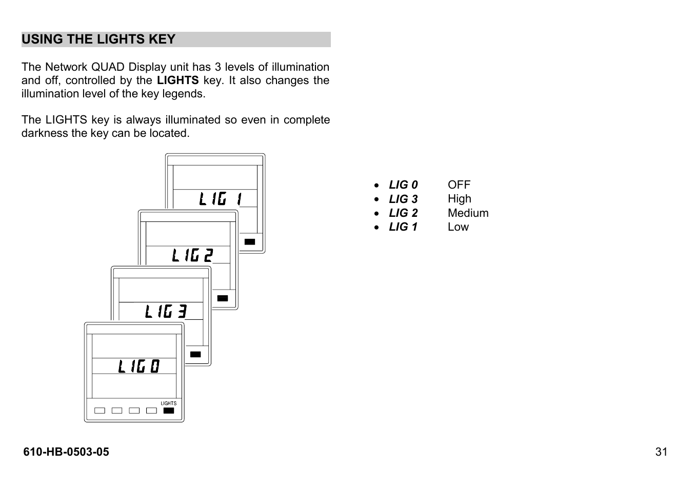 B&G Network Quad User Manual | Page 31 / 36
