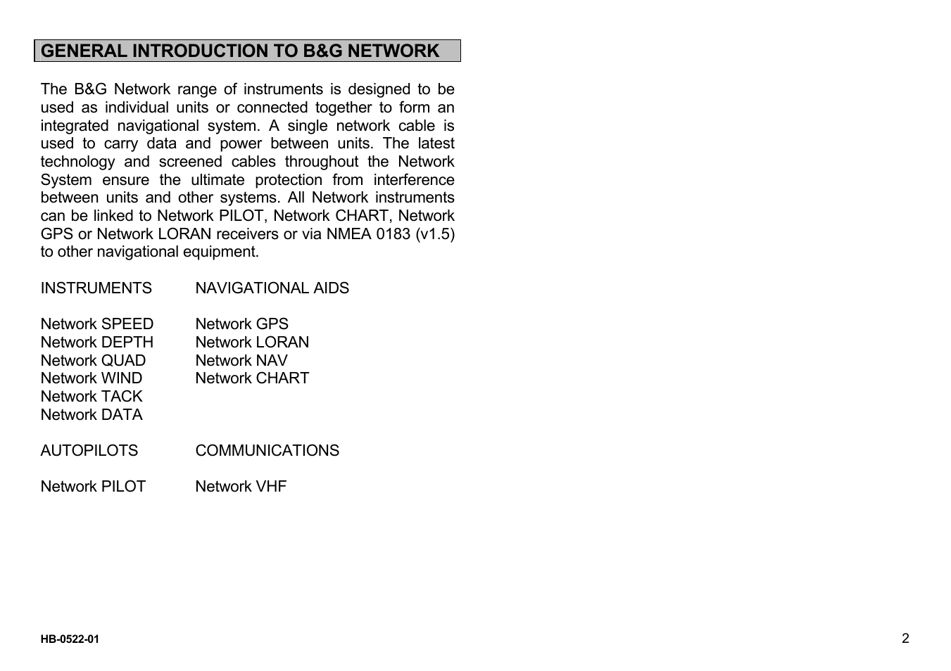 B&G Network Tack User Manual | Page 2 / 12