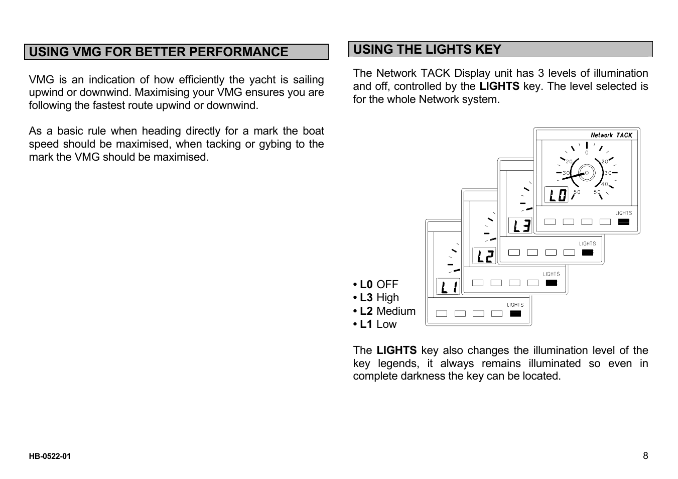 B&G Network Tack User Manual | Page 8 / 12