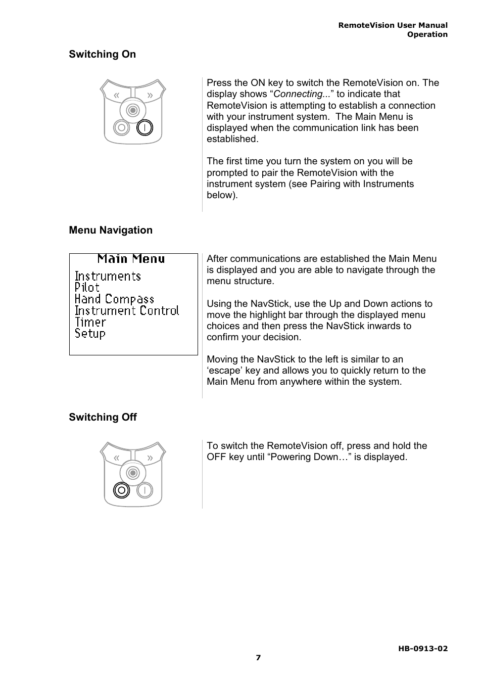 B&G RemoteVision User Manual | Page 11 / 32