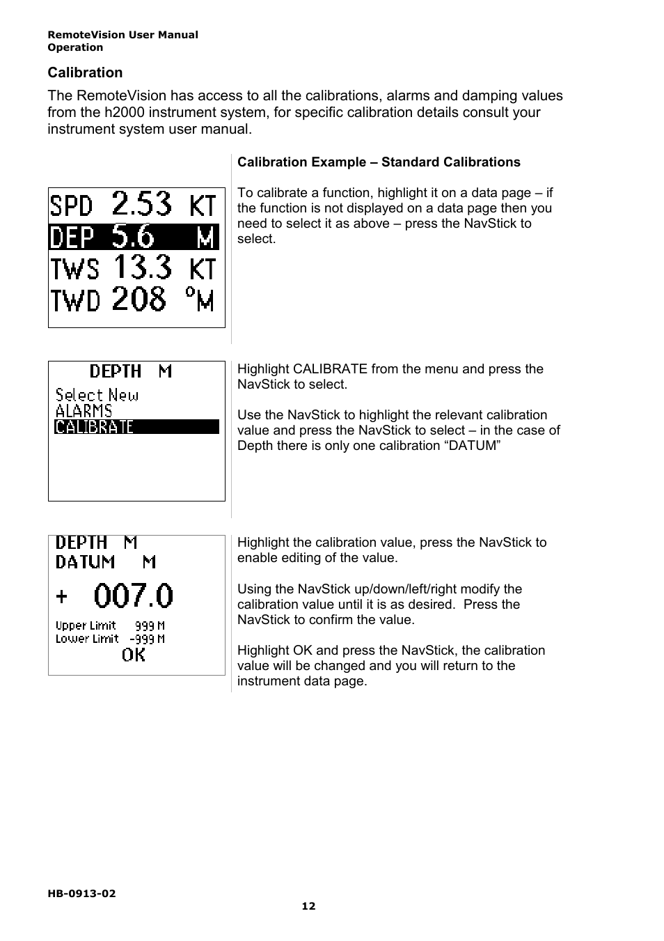 B&G RemoteVision User Manual | Page 16 / 32