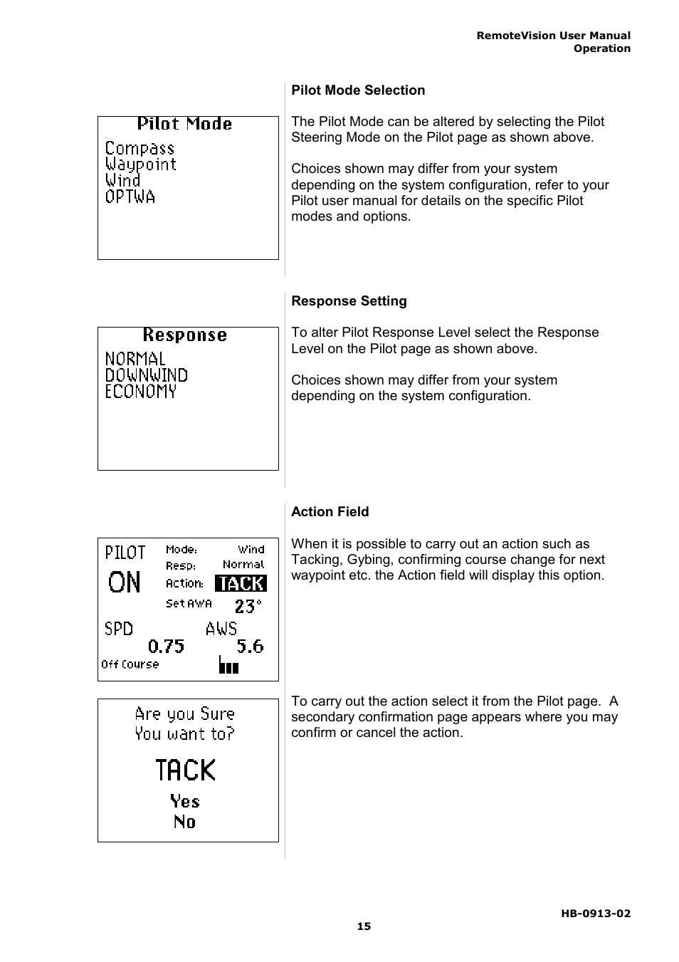 B&G RemoteVision User Manual | Page 19 / 32