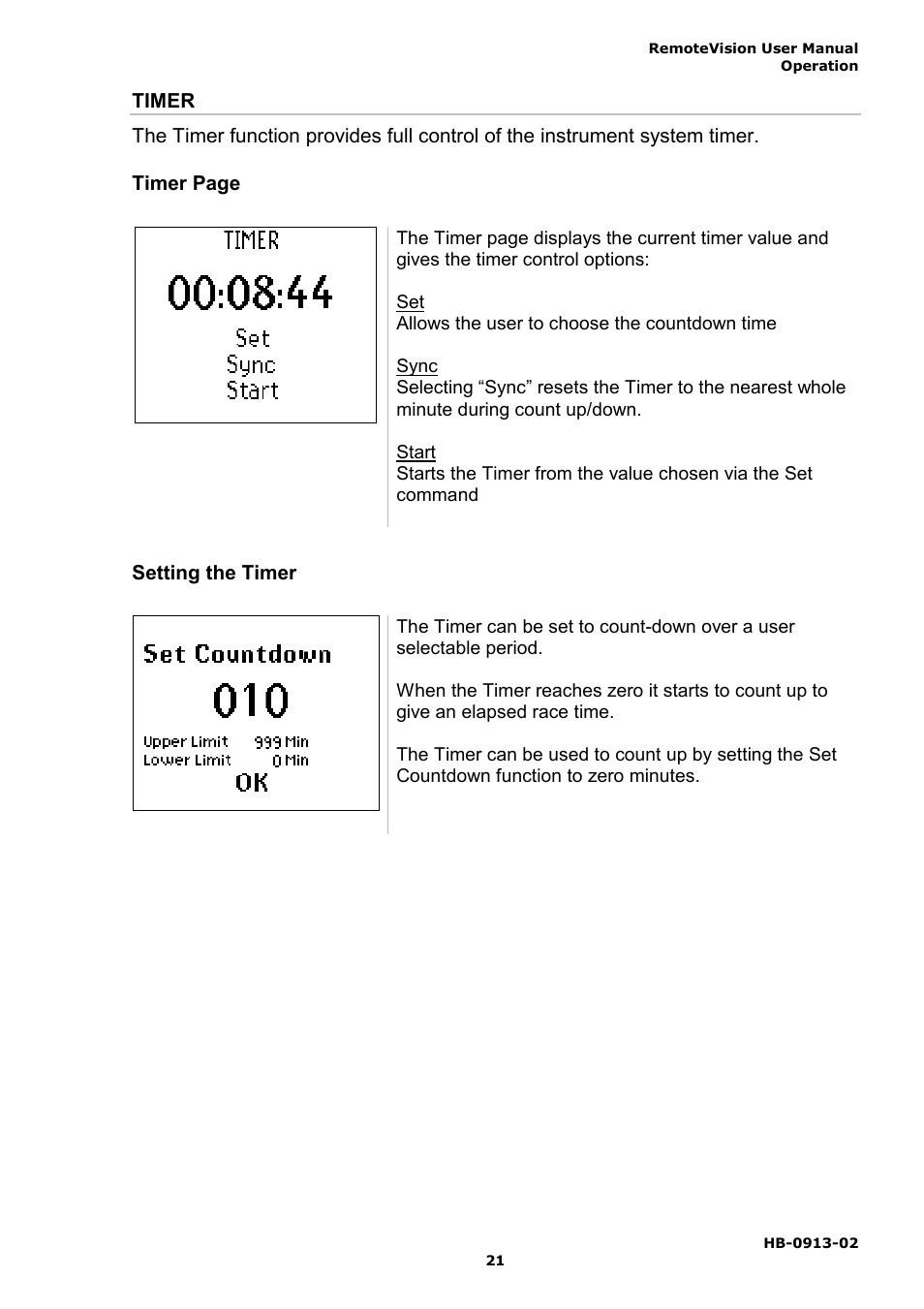 B&G RemoteVision User Manual | Page 25 / 32