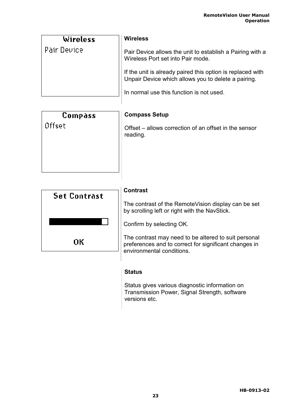 B&G RemoteVision User Manual | Page 27 / 32