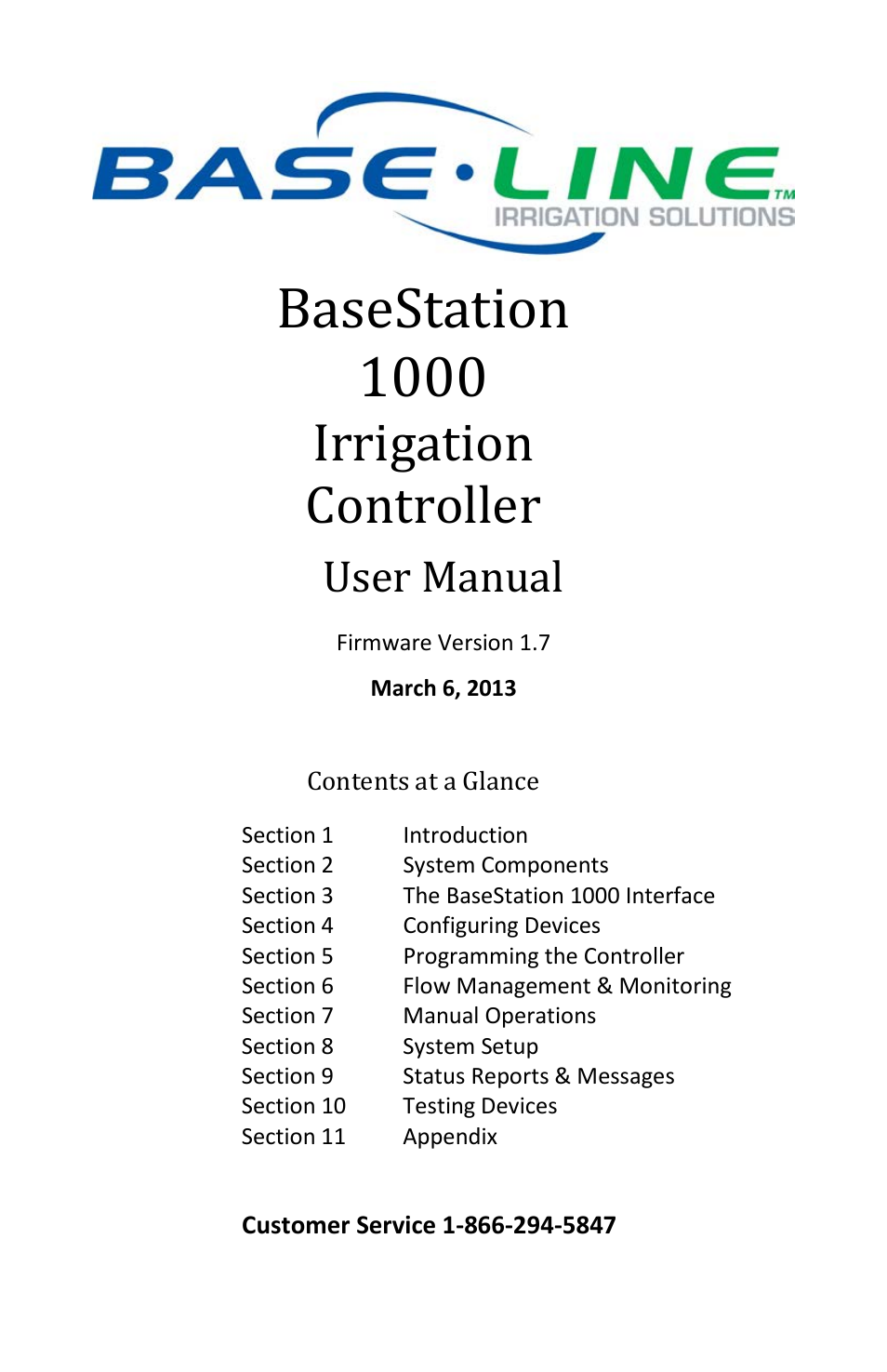 Baseline Systems BaseStation 1000 User Manual | 122 pages