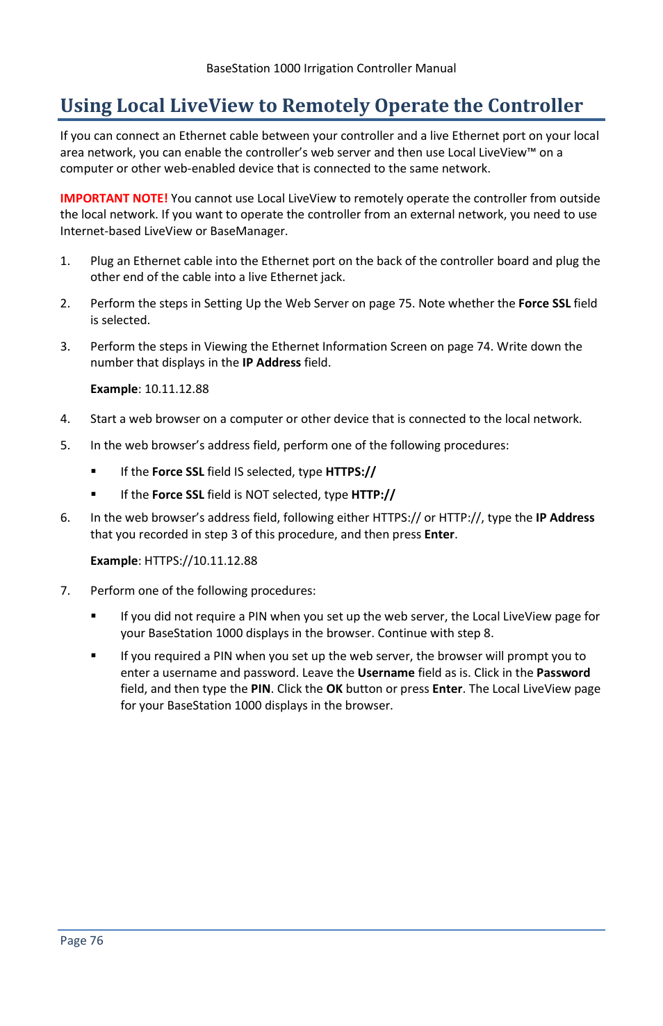 Baseline Systems BaseStation 1000 User Manual | Page 82 / 122
