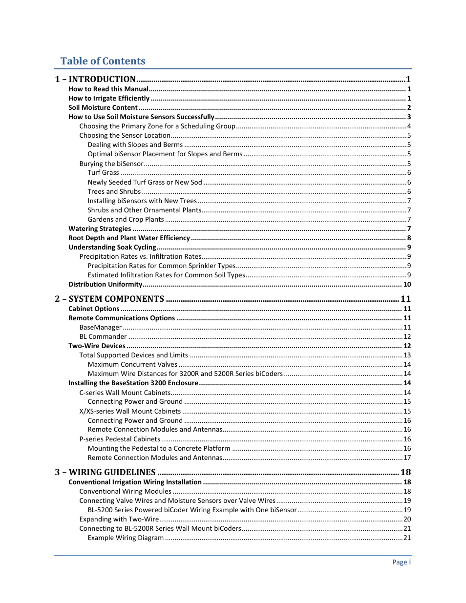 Baseline Systems BaseStation 3200 User Manual | Page 3 / 102