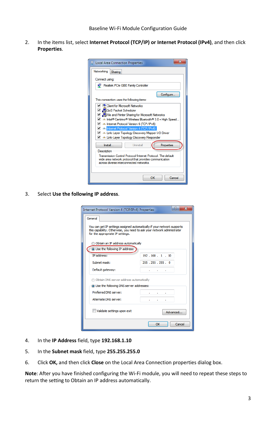Baseline Systems BaseStation 3200 User Manual | Page 5 / 12