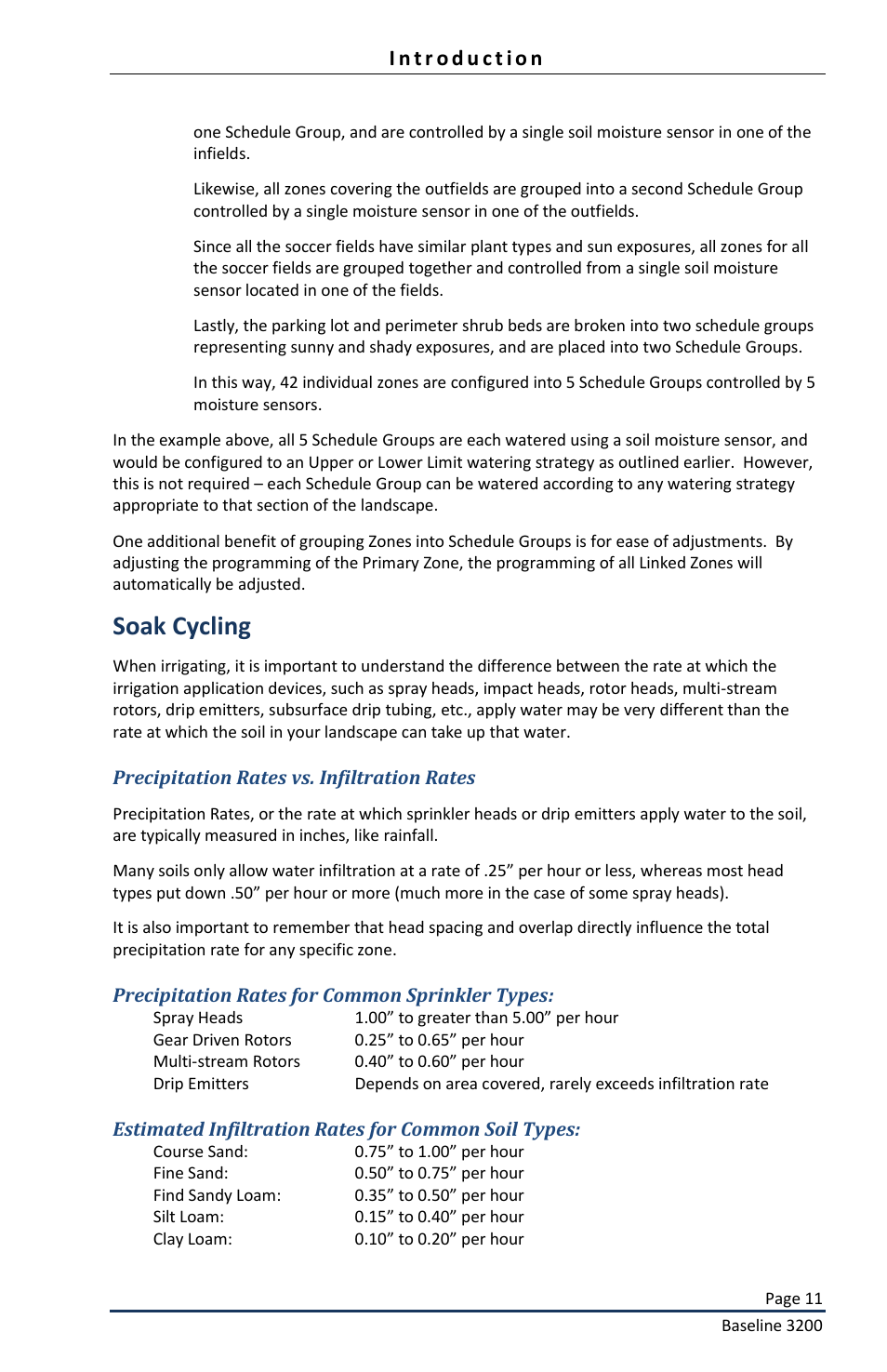 Soak cycling | Baseline Systems BaseStation 3200 User Manual | Page 13 / 82