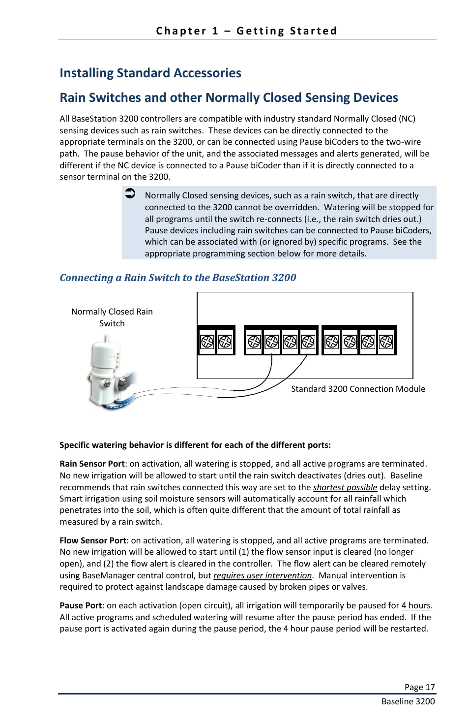 Installing standard accessories | Baseline Systems BaseStation 3200 User Manual | Page 19 / 82