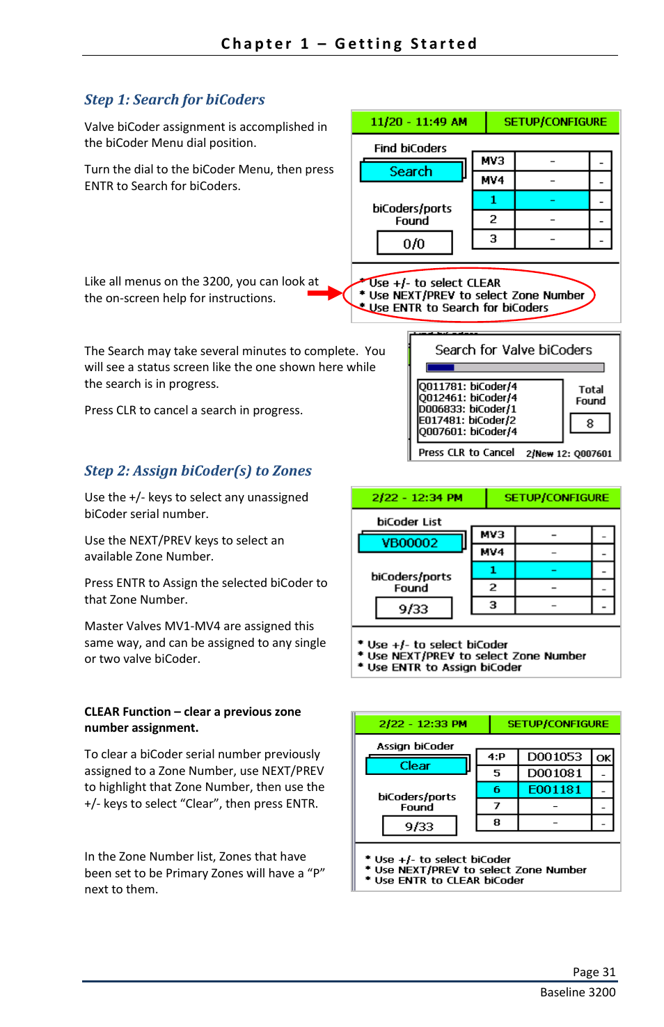 Baseline Systems BaseStation 3200 User Manual | Page 33 / 82