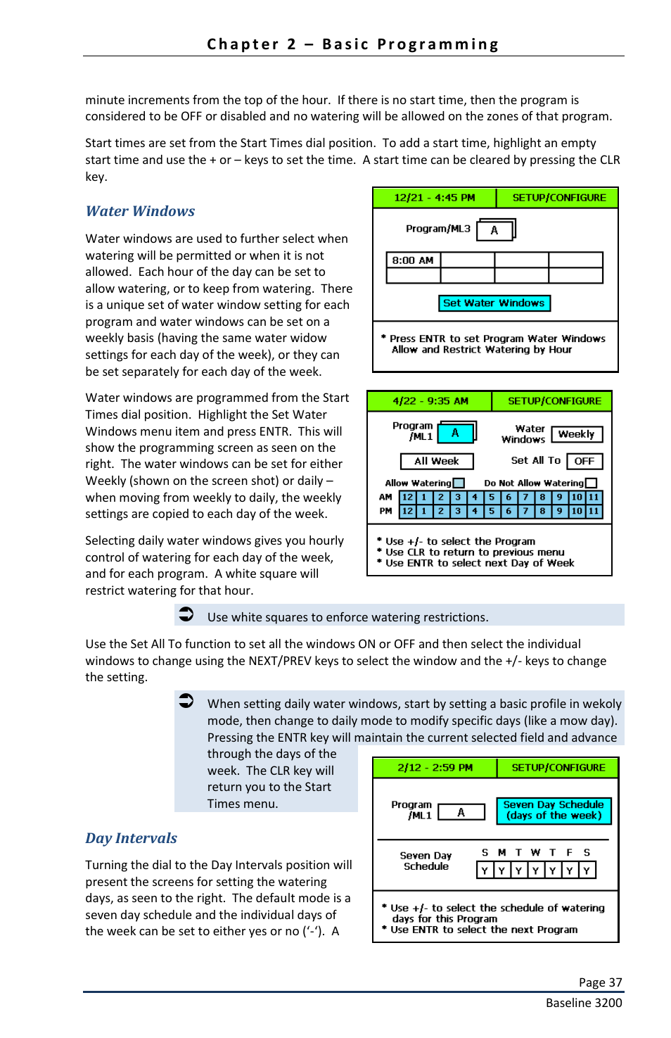 Baseline Systems BaseStation 3200 User Manual | Page 39 / 82