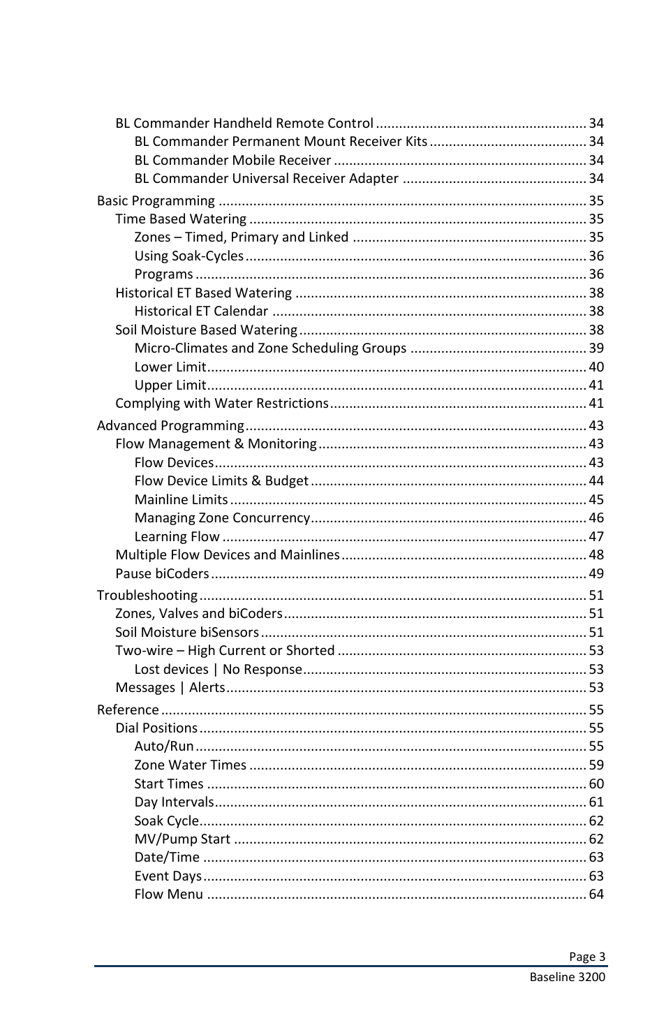 Baseline Systems BaseStation 3200 User Manual | Page 5 / 82