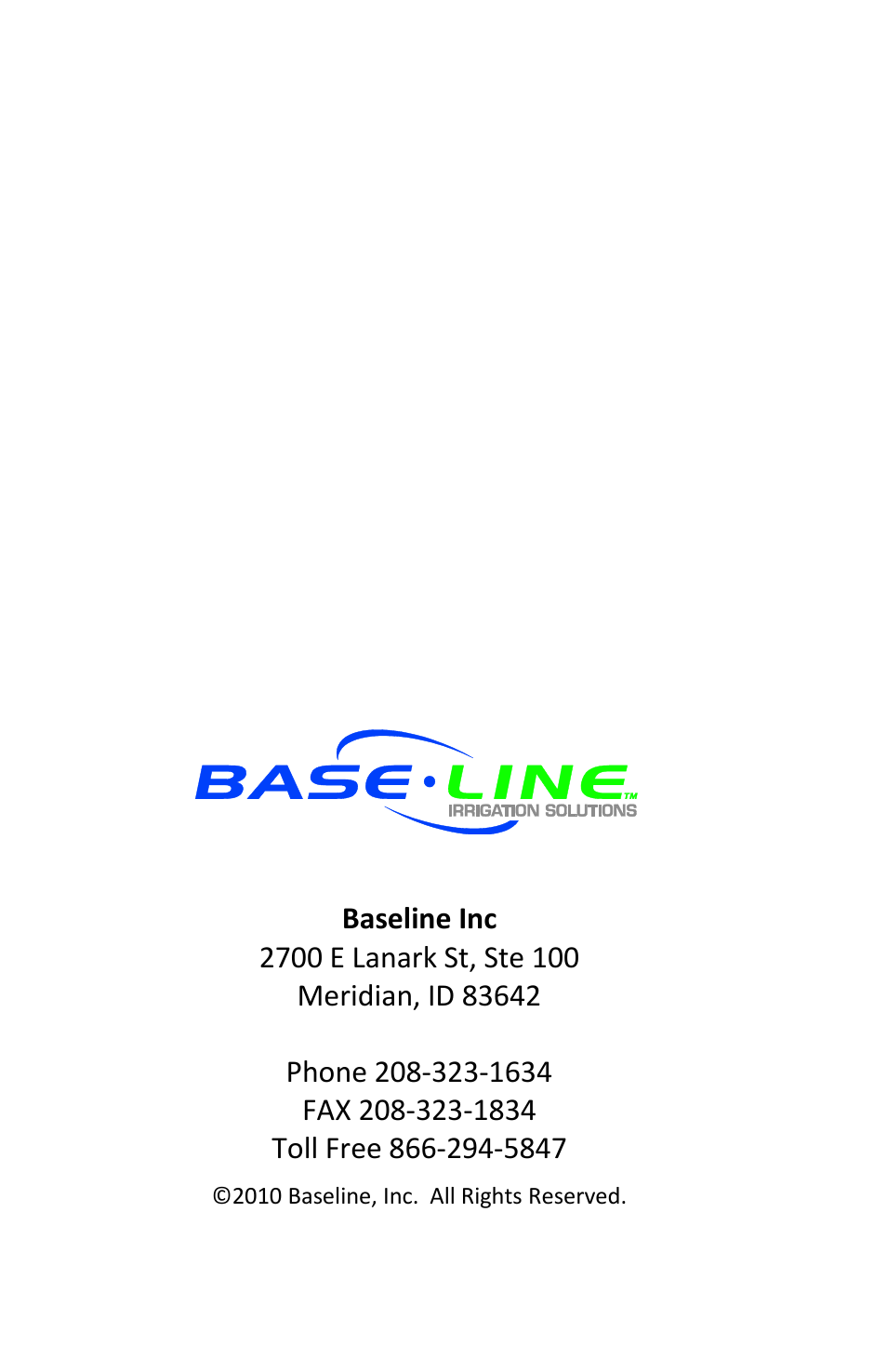 Baseline Systems BaseStation 3200 User Manual | Page 82 / 82